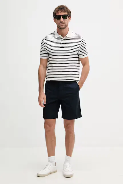 Шорты хлопковые с эластаном chino Tommy Hilfiger, синий — фото 2