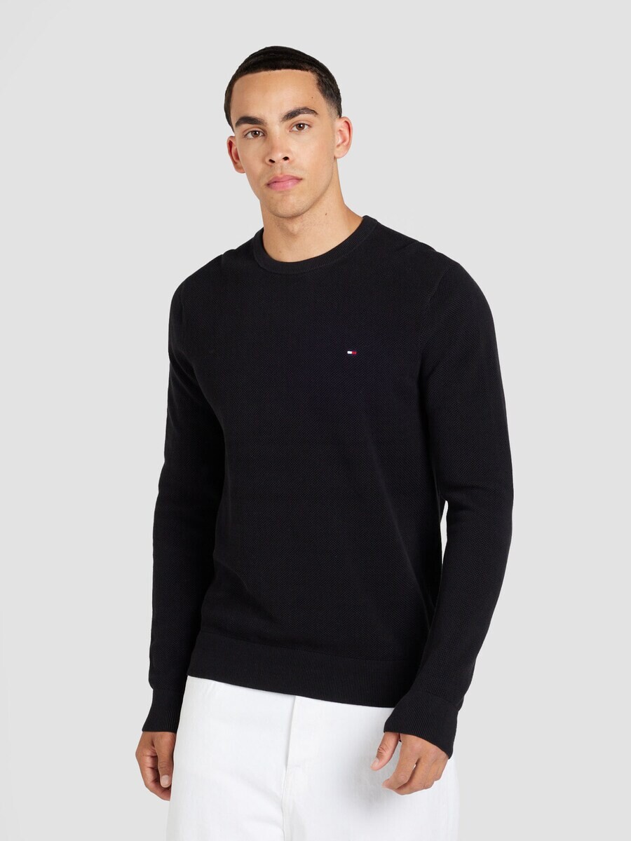 Свитер TOMMY HILFIGER Sweater ESSENTIAL, черный — фото 2