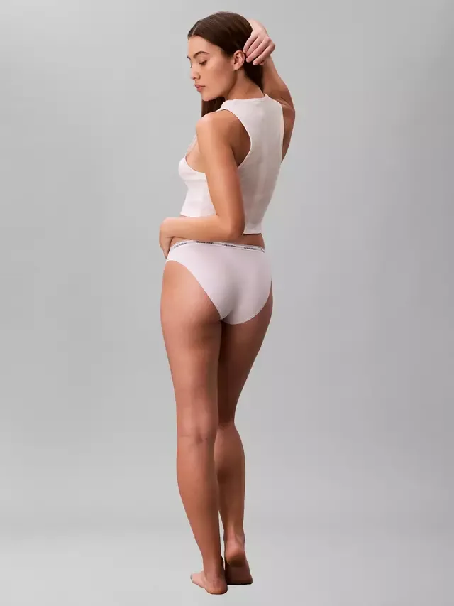Логотип Icon, бикини, трусики Calvin Klein, Frosty Lilac — фото 3