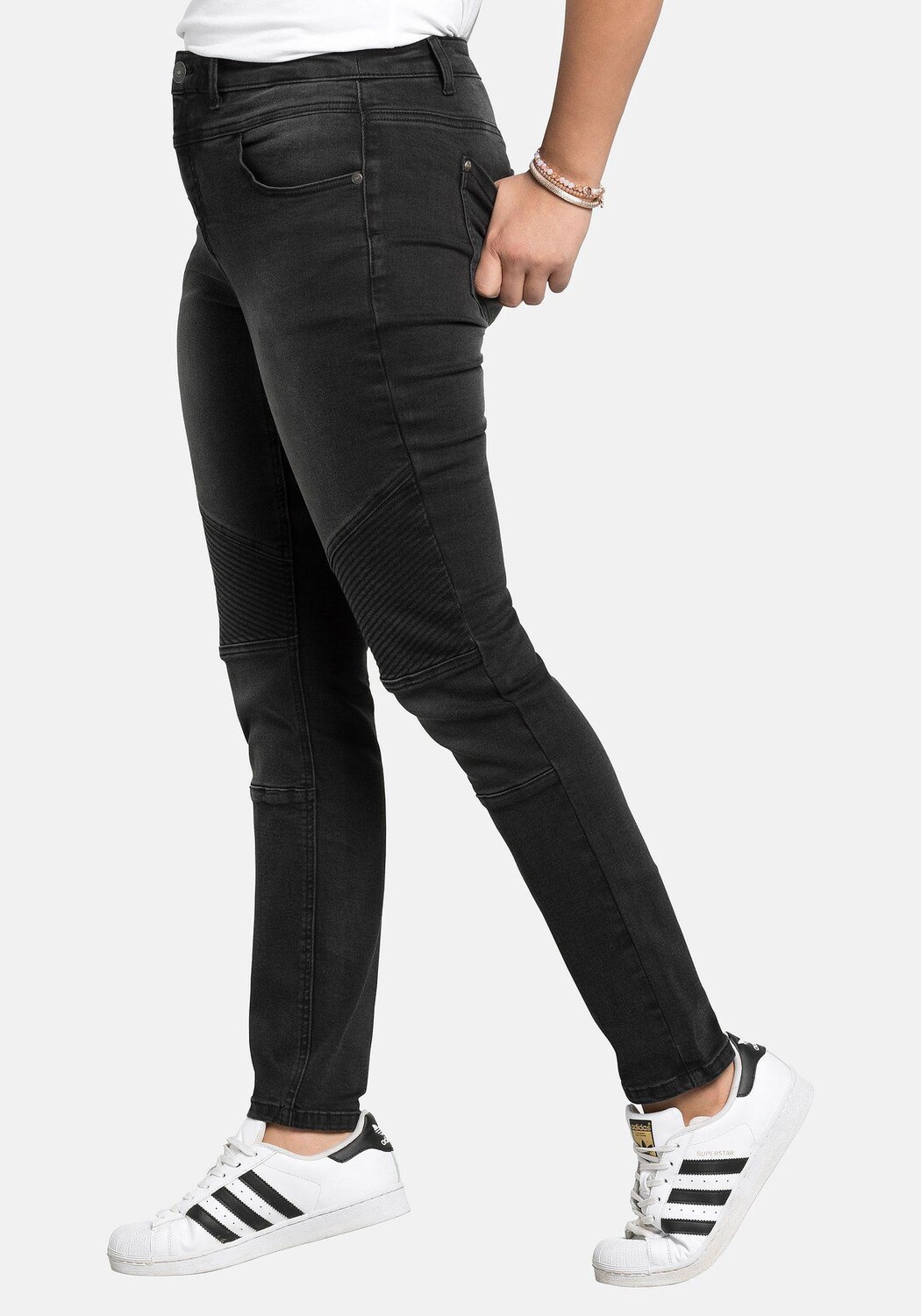 

Джинсы эластичные, качество sheego, цвет Black Denim