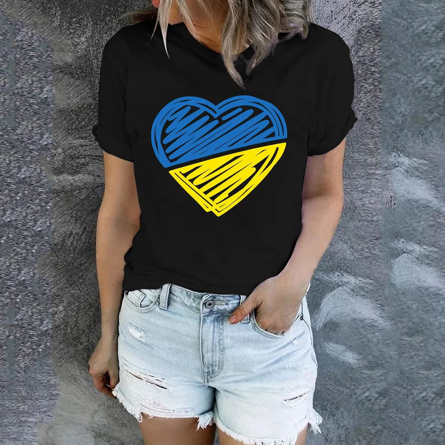 Блуза с кружевной отделкой T Shirt, черный — фото 3