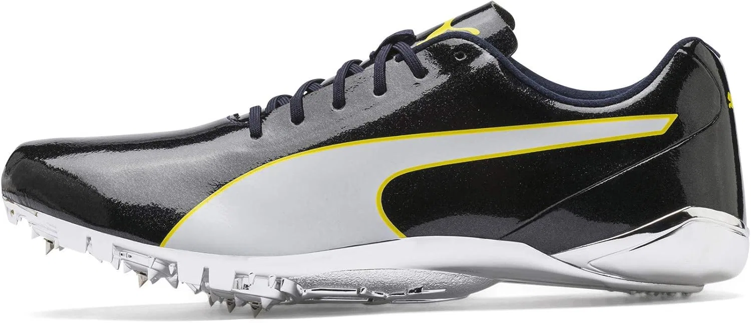 Кроссовки для легкой атлетики PUMA Evospeed Electric 7 унисекс, Black Blazing Yellow White — фото 3