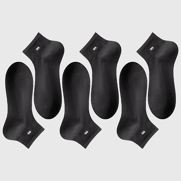 

Мужские летние дышащие носки 6 шт Anna-Kaci, Black