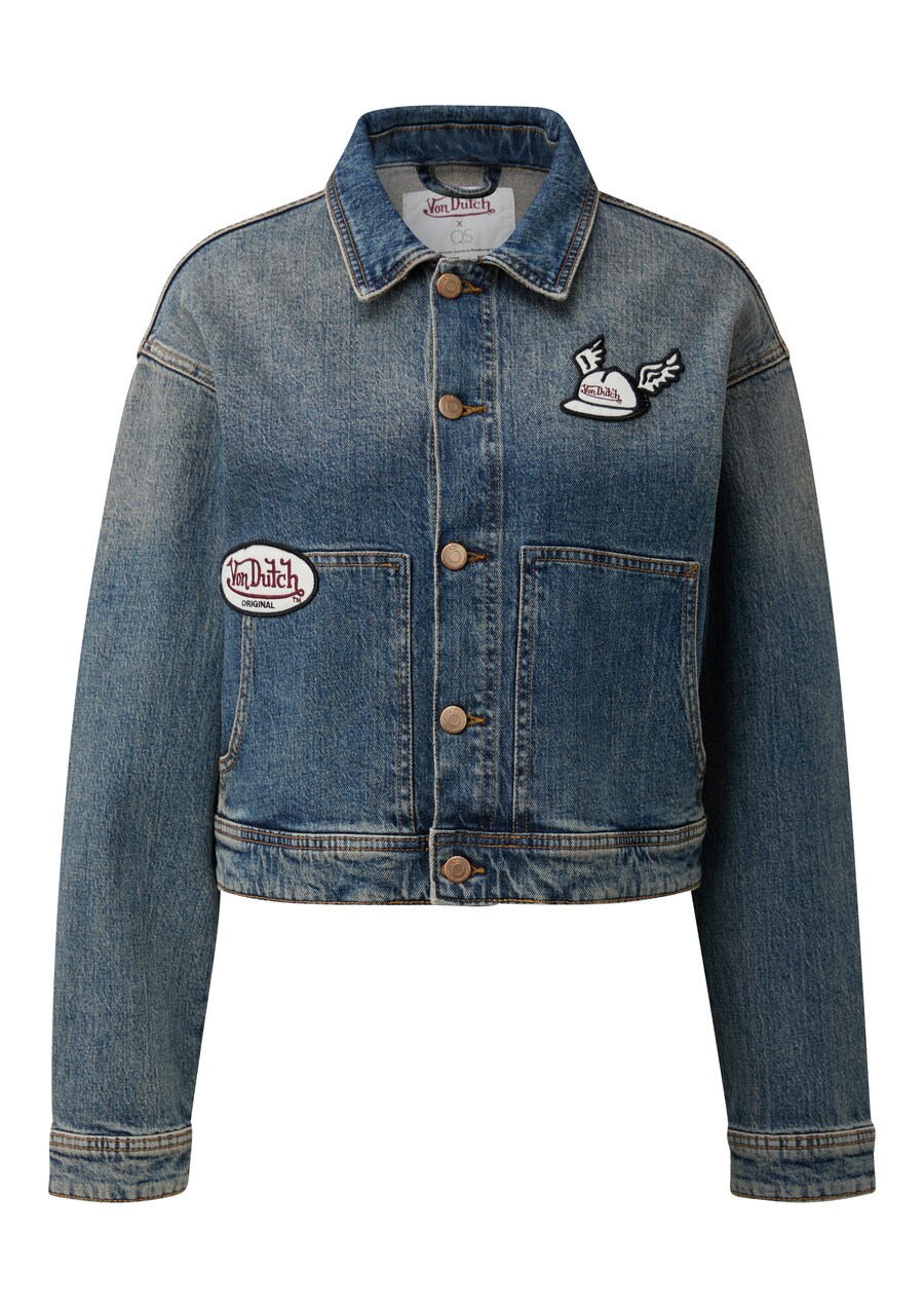 

Демисезонная куртка QS, Blue denim