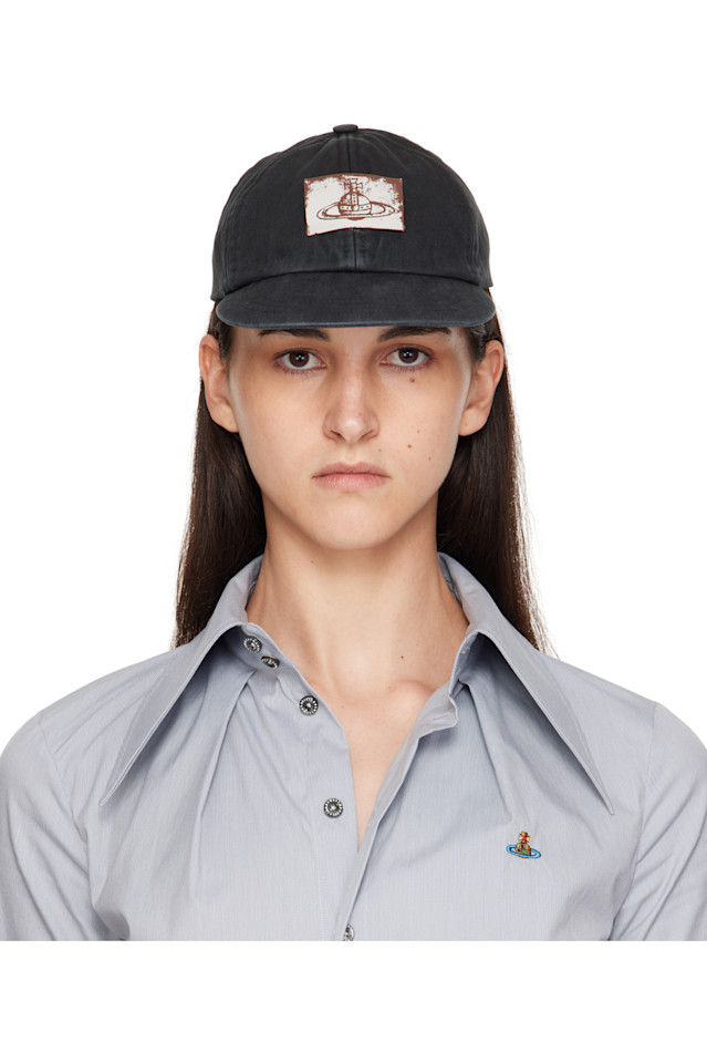 

Бейсболка из хлопковой саржи Vivienne Westwood, черный