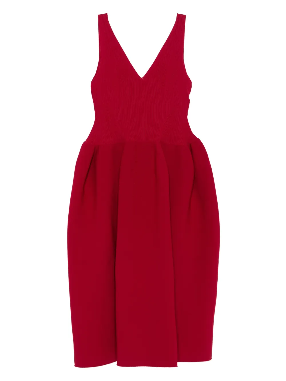 

Платье миди Pottery HS с V-образным вырезом CFCL, красный