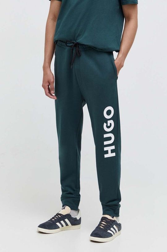 

Хлопковые спортивные штаны Hugo, зеленый
