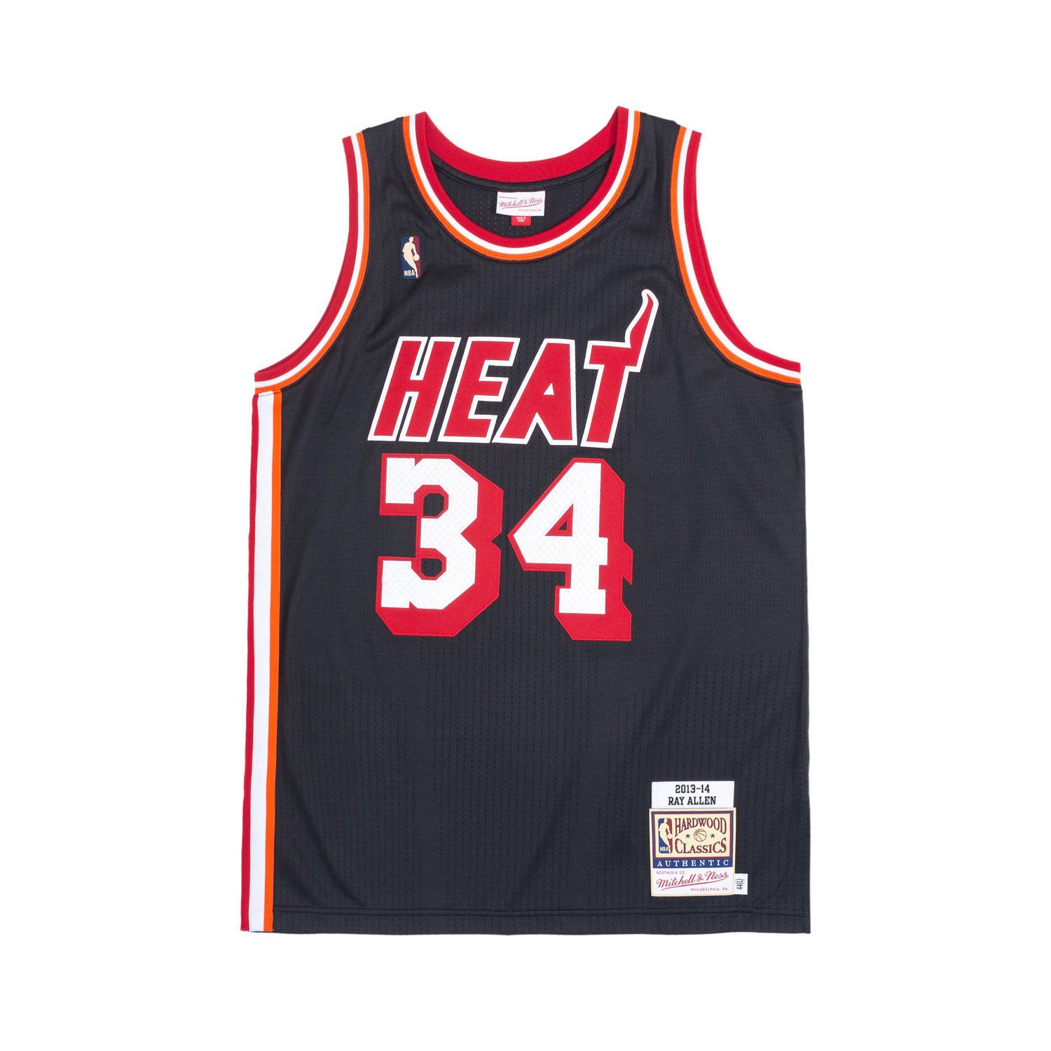 

Майка Mitchell & Ness Hardwood Classics Authentic 'NBA Miami Heat 2013 14 Ray Allen' Jersey Mitchell Ness, черный