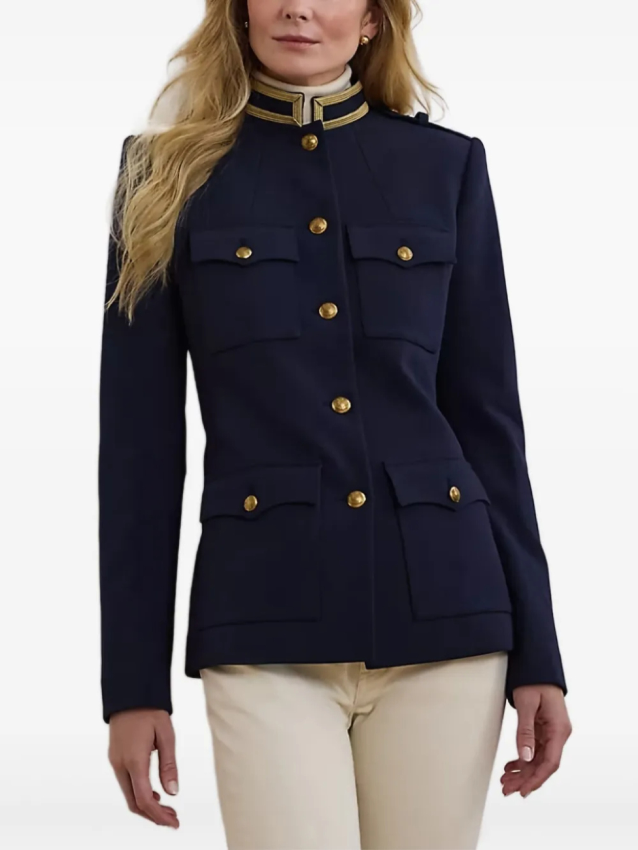 

Lauren Ralph Lauren куртка в стиле милитари, синий