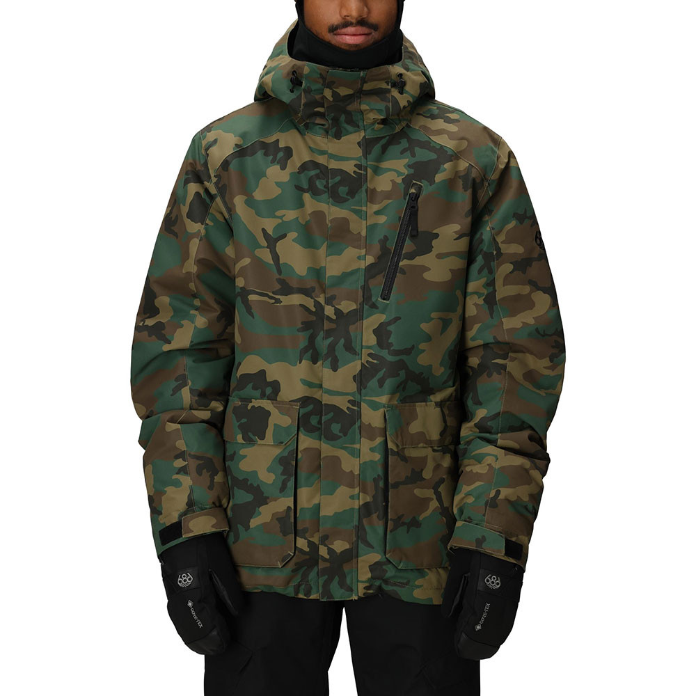 

Куртка для сноуборда Nightline 686 с утеплителем (мужская), Green Camo