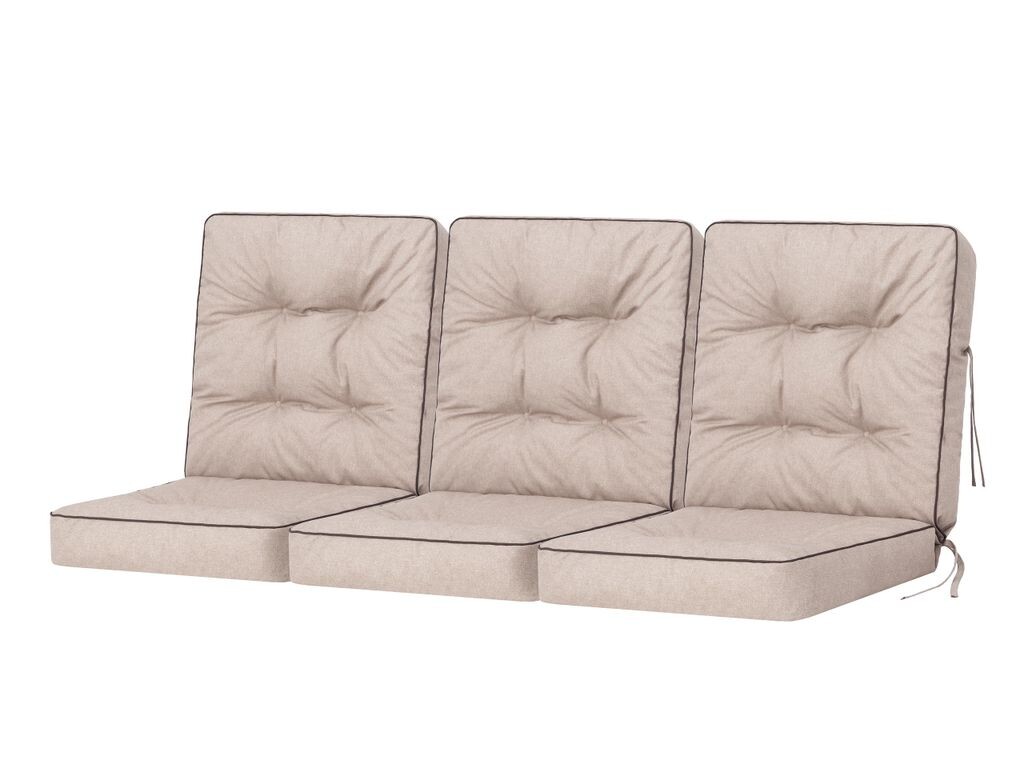 

PillowPrim Подушка для садовой скамейки Подушка для садовых качелей Модульная подушка Подушка для стула Бежевый Ширина 50 см Stanislaw Jurga