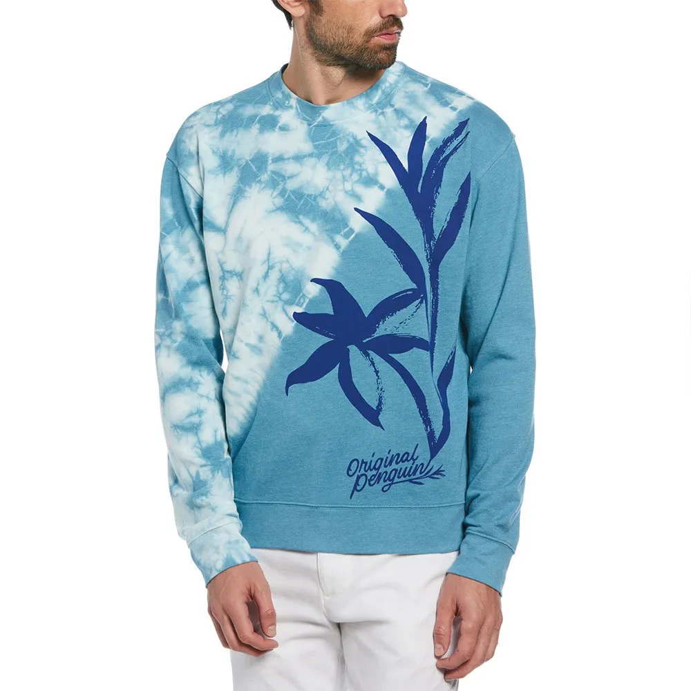 

Свитер Original Penguin French Terry Tie Dye Floral, синий