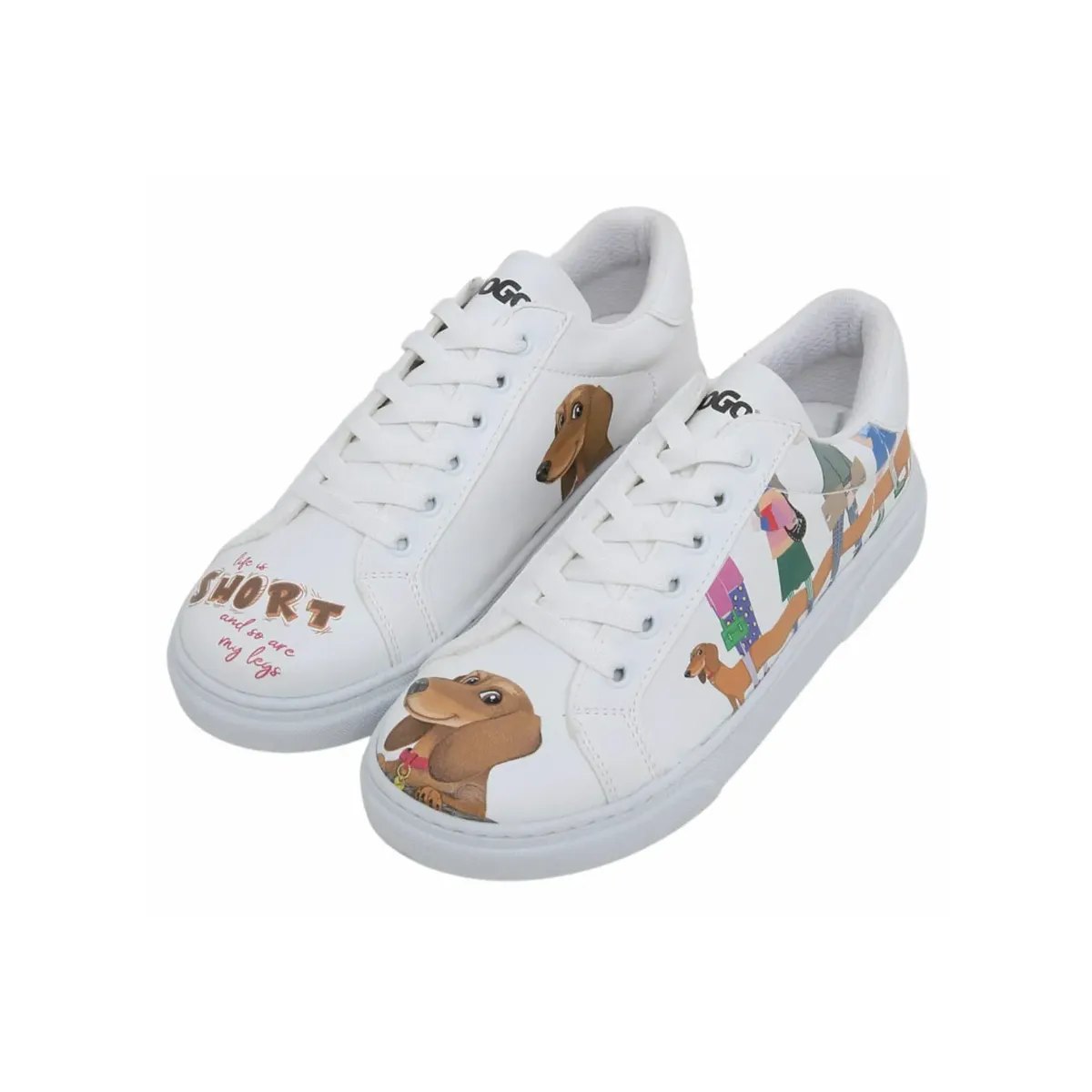 Кроссовки DOGO "Женские кроссовки Ace Mini Puppy Vegan Женские кроссовки / женские", Vegan, белый