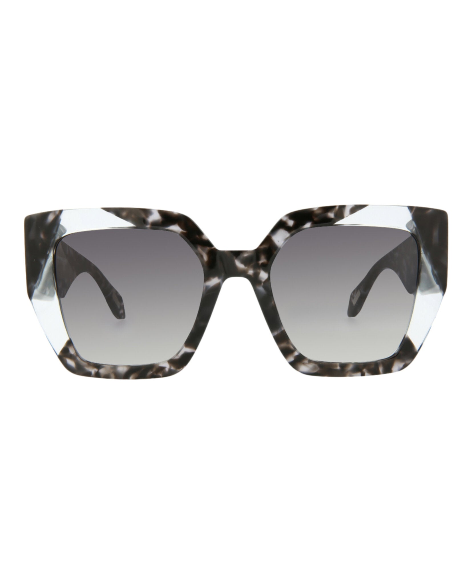 

Солнцезащитные очки в квадратной оправе из ацетата Just Cavalli, цвет shiny grey havana