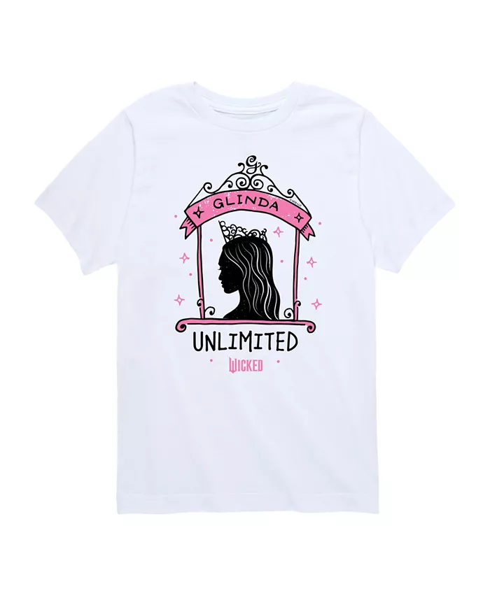

Футболка с принтом Glinda Unlimited для девочек постарше Wicked, белый