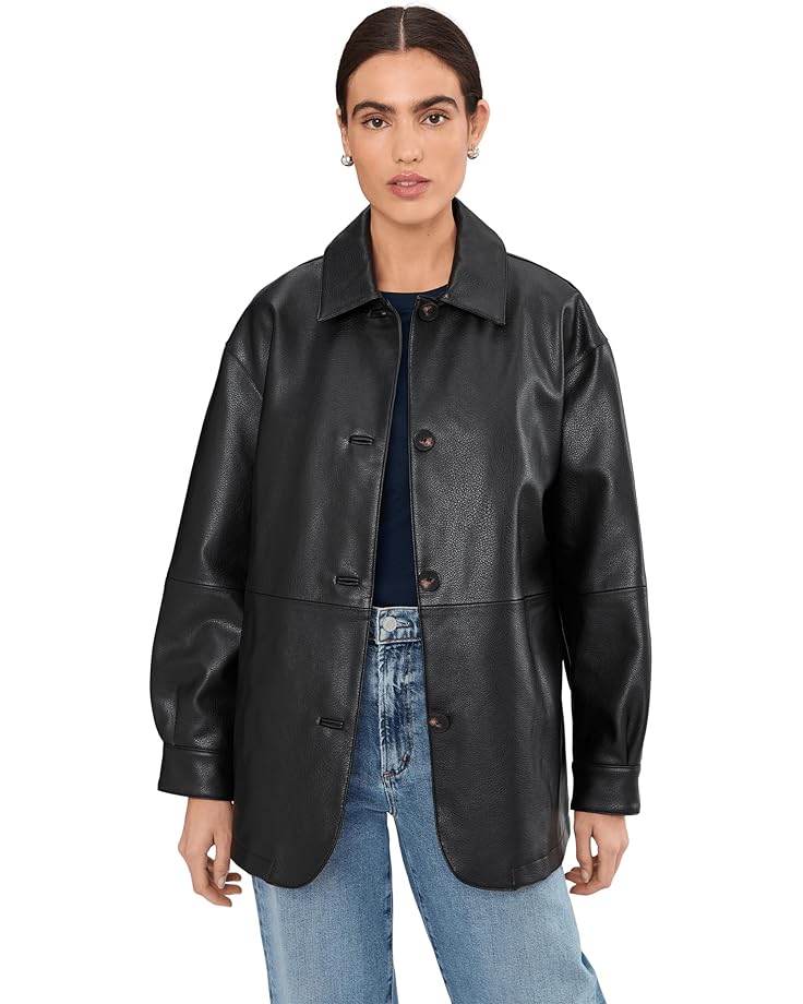 

Женский блейзер Levi's из искусственной кожи, Black/Blk
