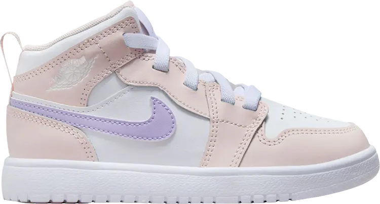 

Кроссовки Air Jordan 1 Mid ALT PS 'Pink Wash', розовый