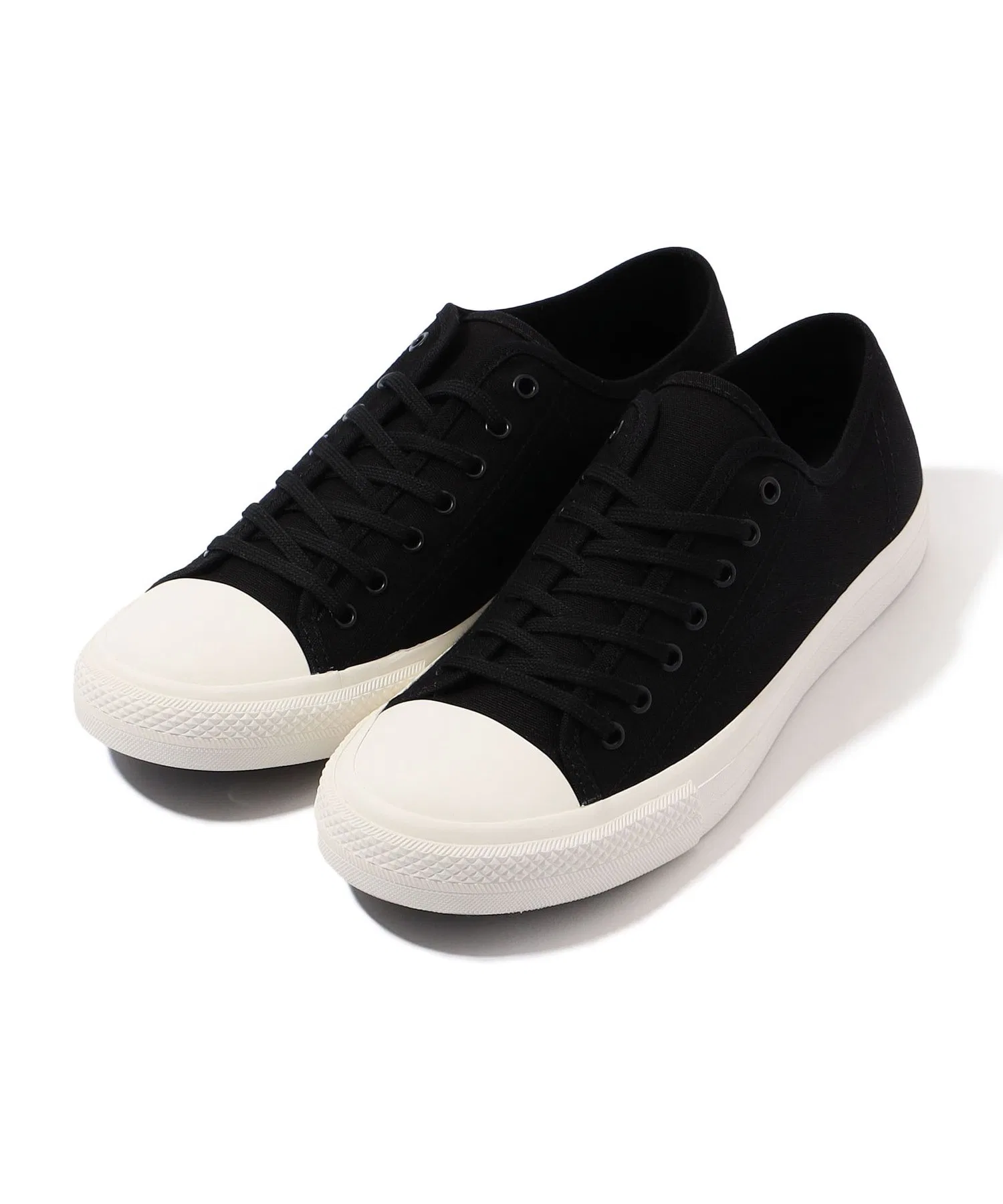 Мужские кеды из хлопка JAMES PERSE SMRCC8361 чёрные