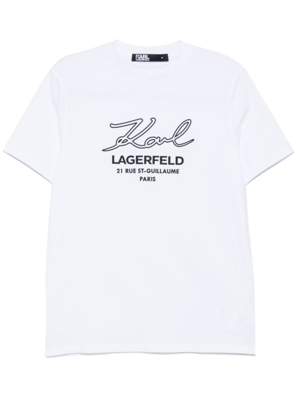 

Футболка Rue St. Guillaume Karl Lagerfeld, белый