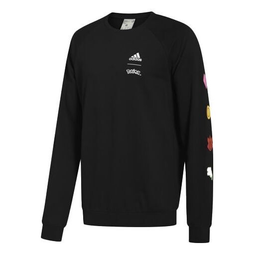 

Толстовка x pokemon crossover printing sports training pullover black Adidas, черный