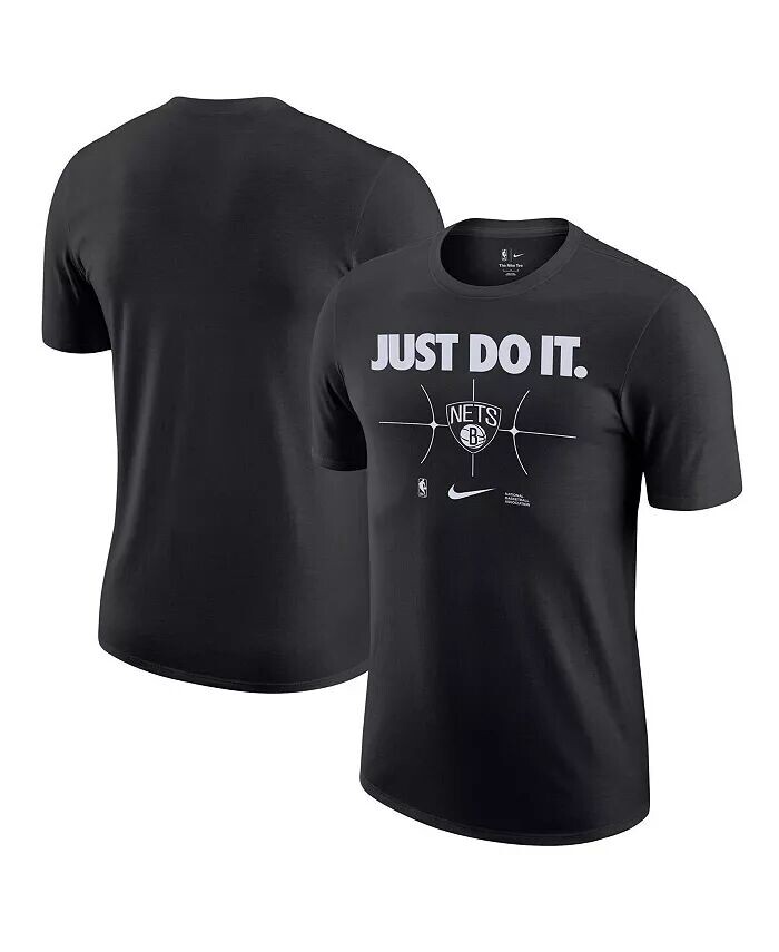 

Мужская футболка Brooklyn Nets Just Do It Nike, черный