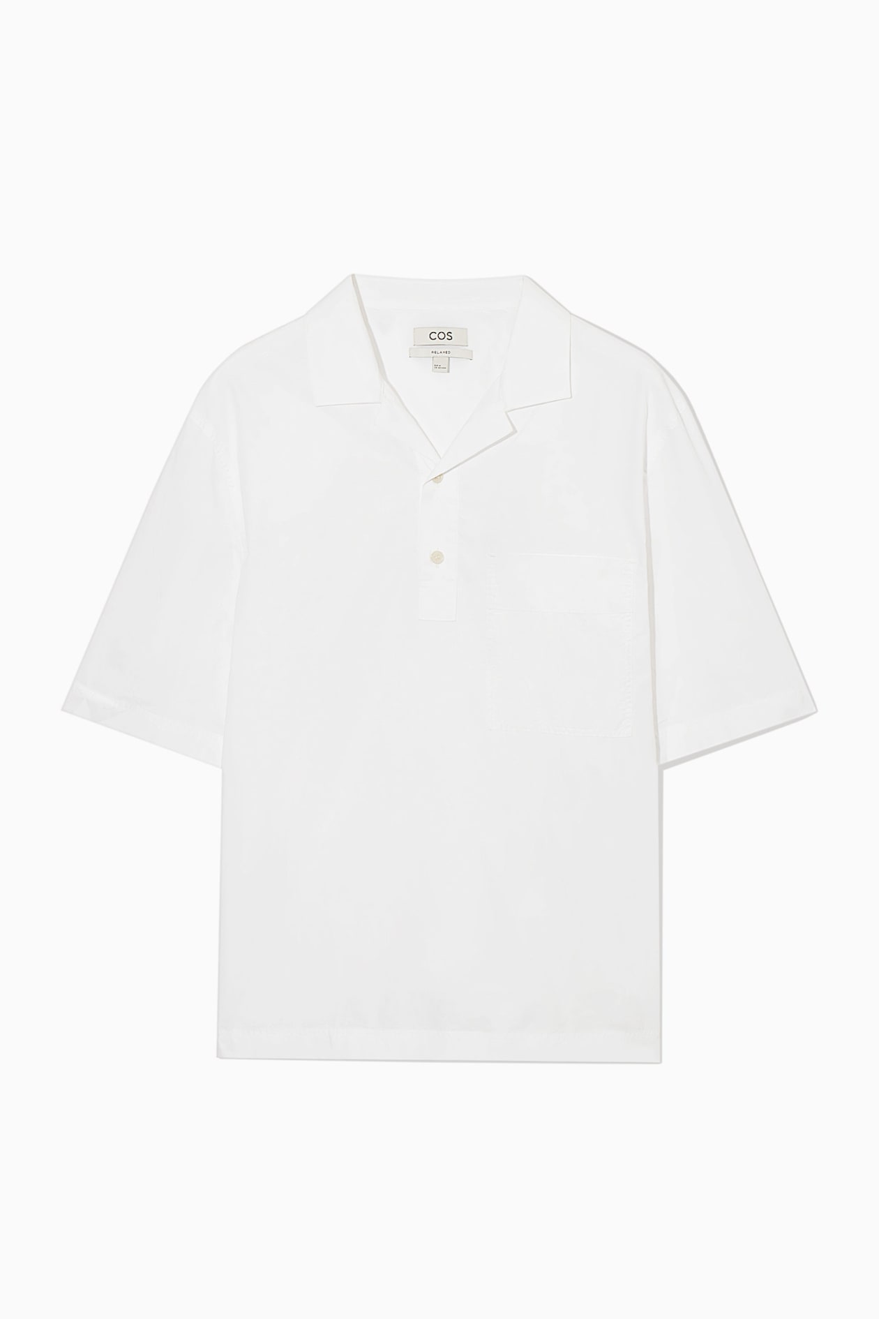 

Рубашка из хлопка-relaxed fit COS, белый