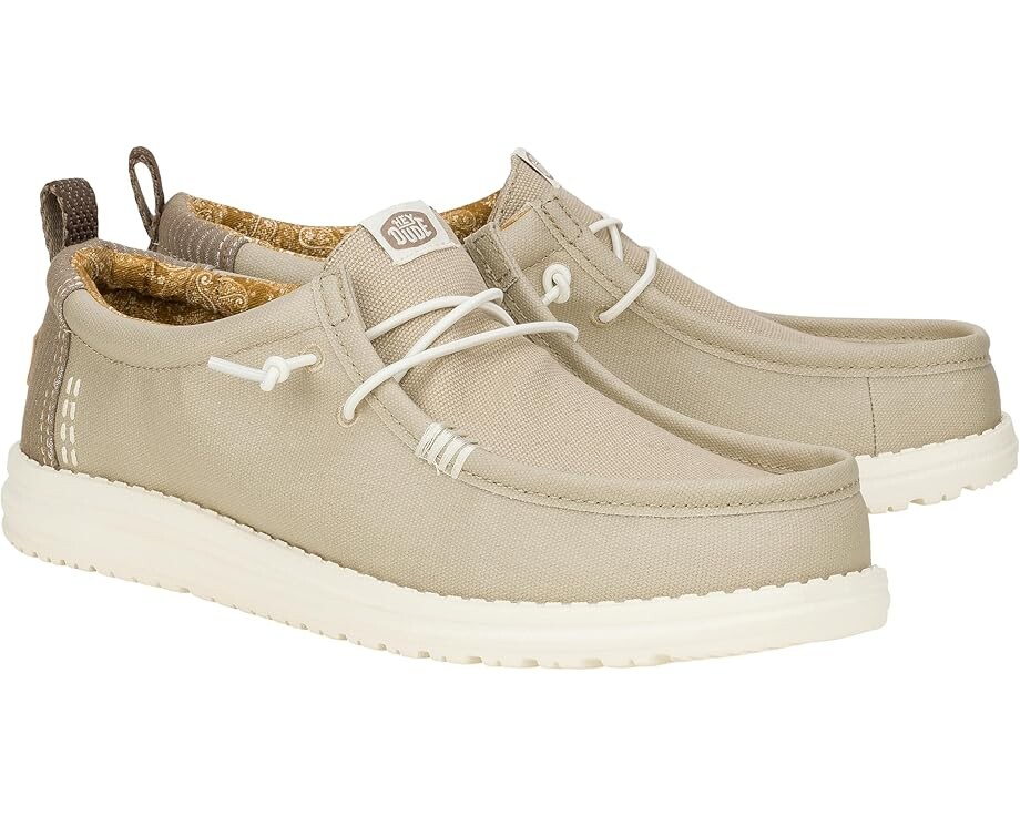 

Кроссовки Hey Dude Wally Hickory Denim, серо-коричневый