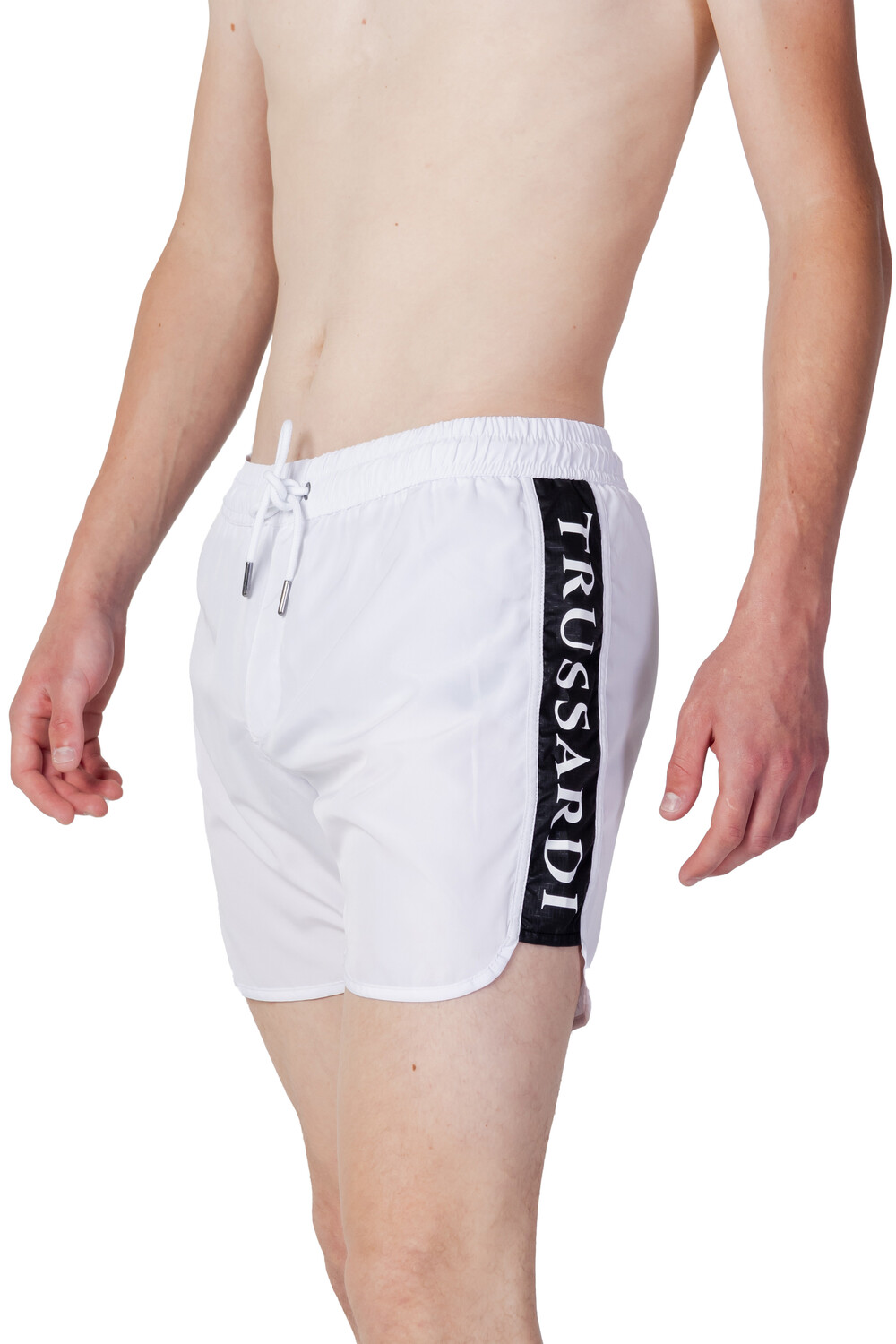 

Плавки-шорты мужские Trussardi с принтом, белый