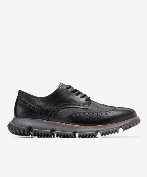 Мужские зимние ботинки COLE HAAN ZERØGRAND Wingtip чёрные
