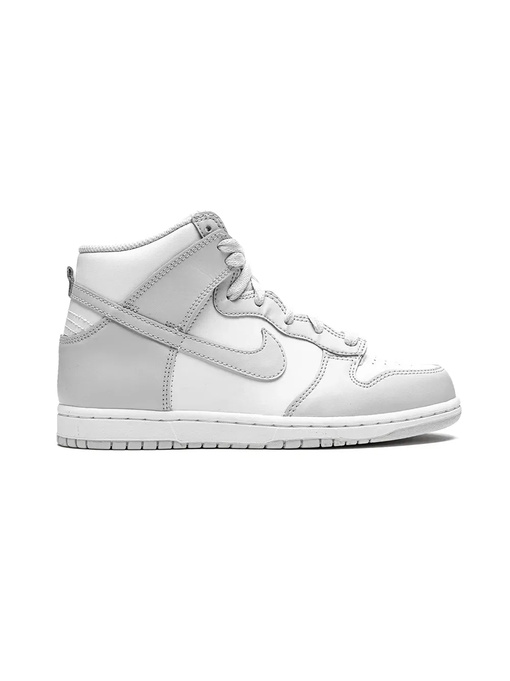 Кроссовки Dunk High "vast grey" Nike Kids, белый — фото 2