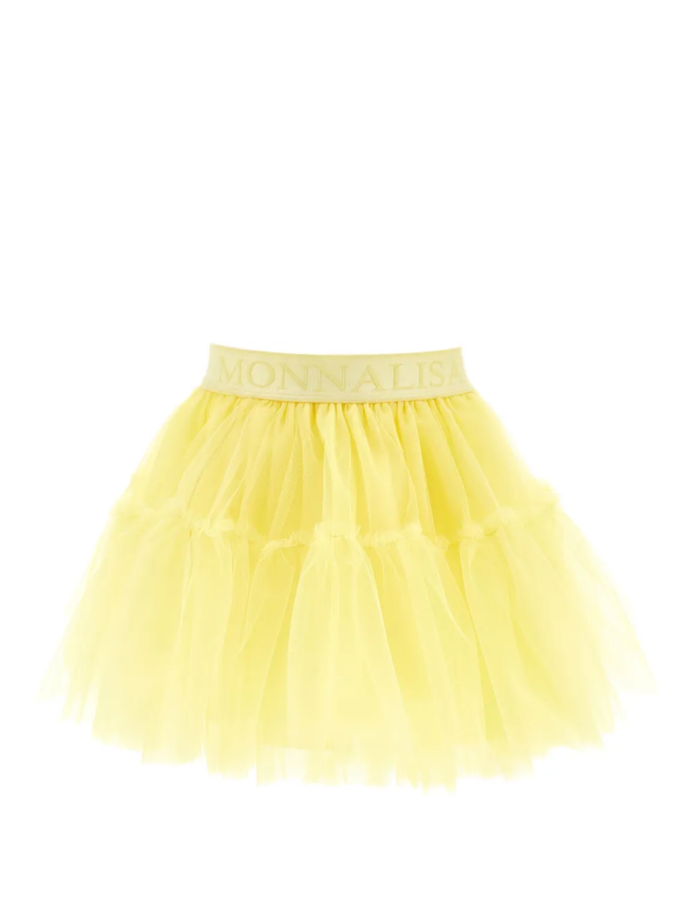

Пышная юбка с оборками Monnalisa, желтый