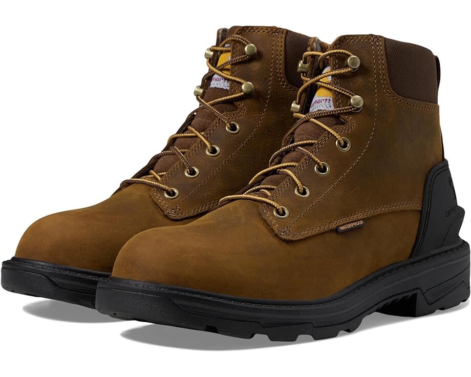 

Ботинки Carhartt Ironwood WP 6" Soft Toe Work, цвет Bison Brown Oil Tan