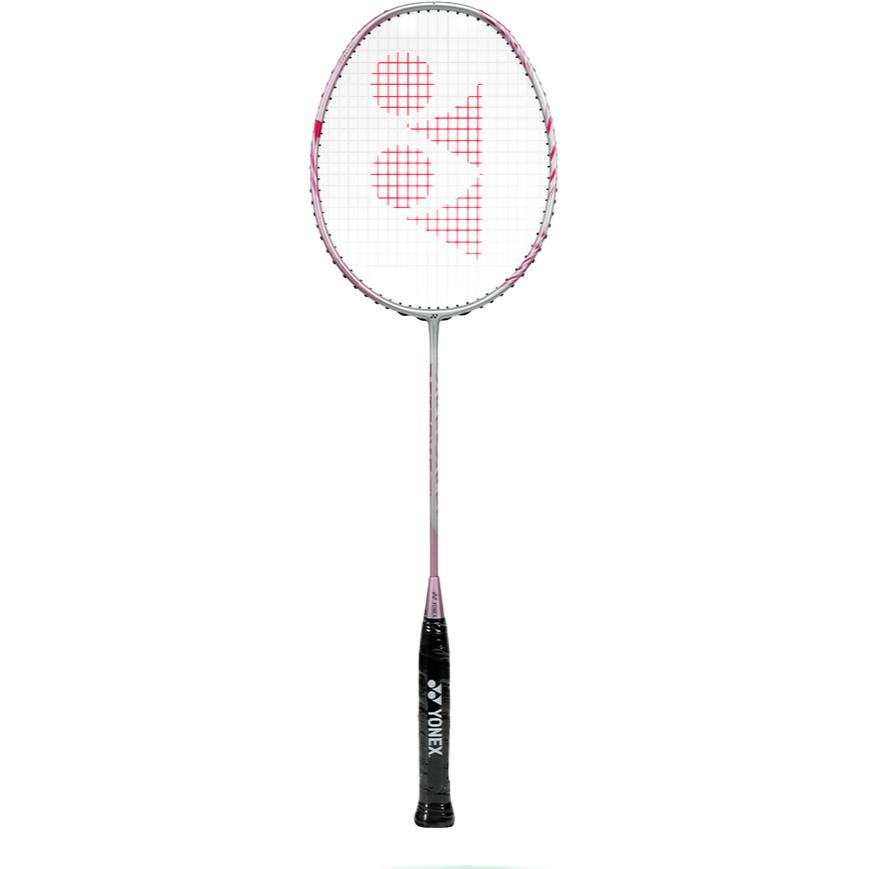 

YONEX Ракетка для бадминтона Sky Axe Collection AX-6FL Full Carbon, наступательная, жесткая головка, продвинутый уровень, цвет Women's Pink/Silver