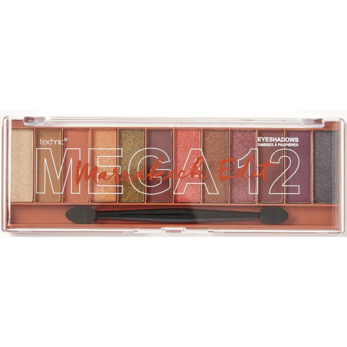 

Тени для век paleta de sombras de ojos mega 12 Technic, цвет marrakech edit
