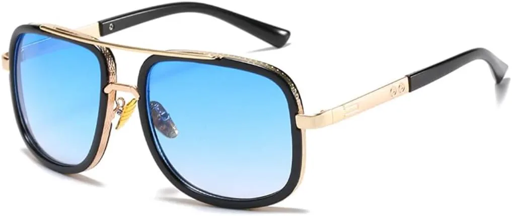 

Модные солнцезащитные очки в крупной оправе для мужчин и женщин, металлические, роскошные, в стиле ретро, ​​винтажные, высокого качества SZVVBKK, Tyj6-10