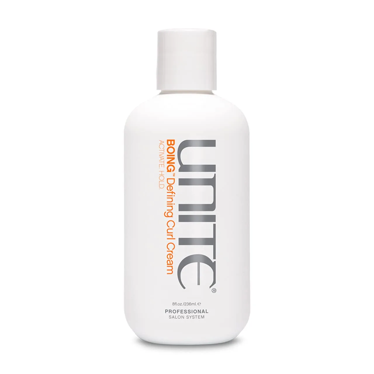 UNITE Hair - BOING Defining Curl Cream - крем для укладки и активации локонов для четкости, гибкой фиксации и контроля над пушистостью - для волнистых, кудрявых и кучерявых волос - защита от ультрафиолета и термовоздействия - 237 мл