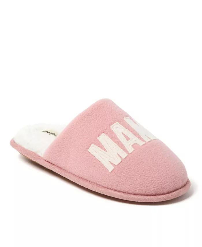 Женские тапочки Carley Mama Bear Mom Scuff Dearfoams, розовый — фото 2
