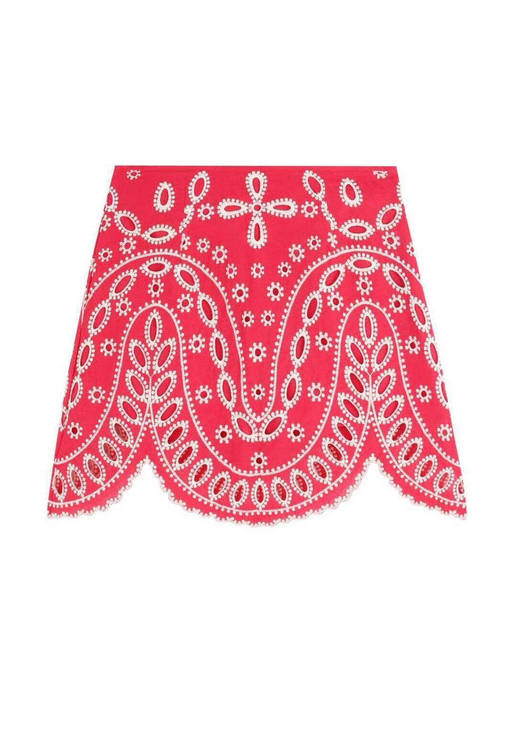 

Мини-юбка ENGLISHEMB SCALLOP - A-line skirt Scalpers, светло-розовый
