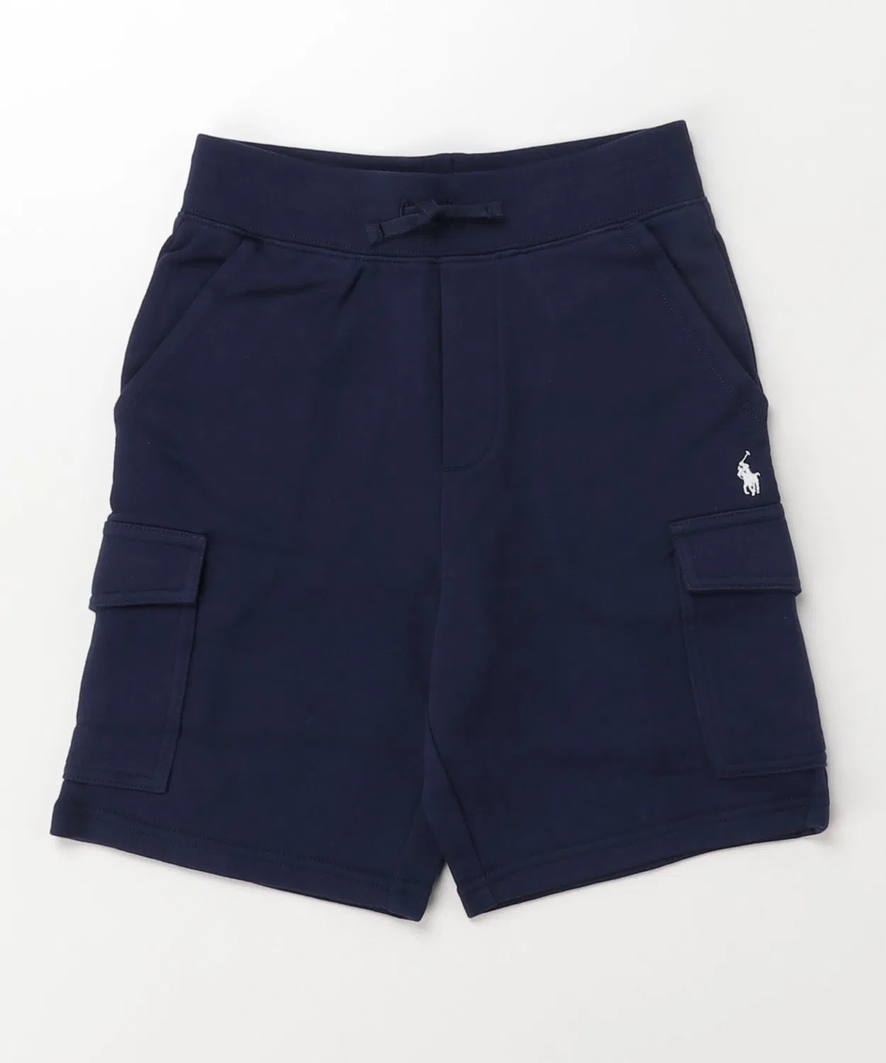 Карго шорты из французского трикотажа Ralph Lauren, синие — фото 3