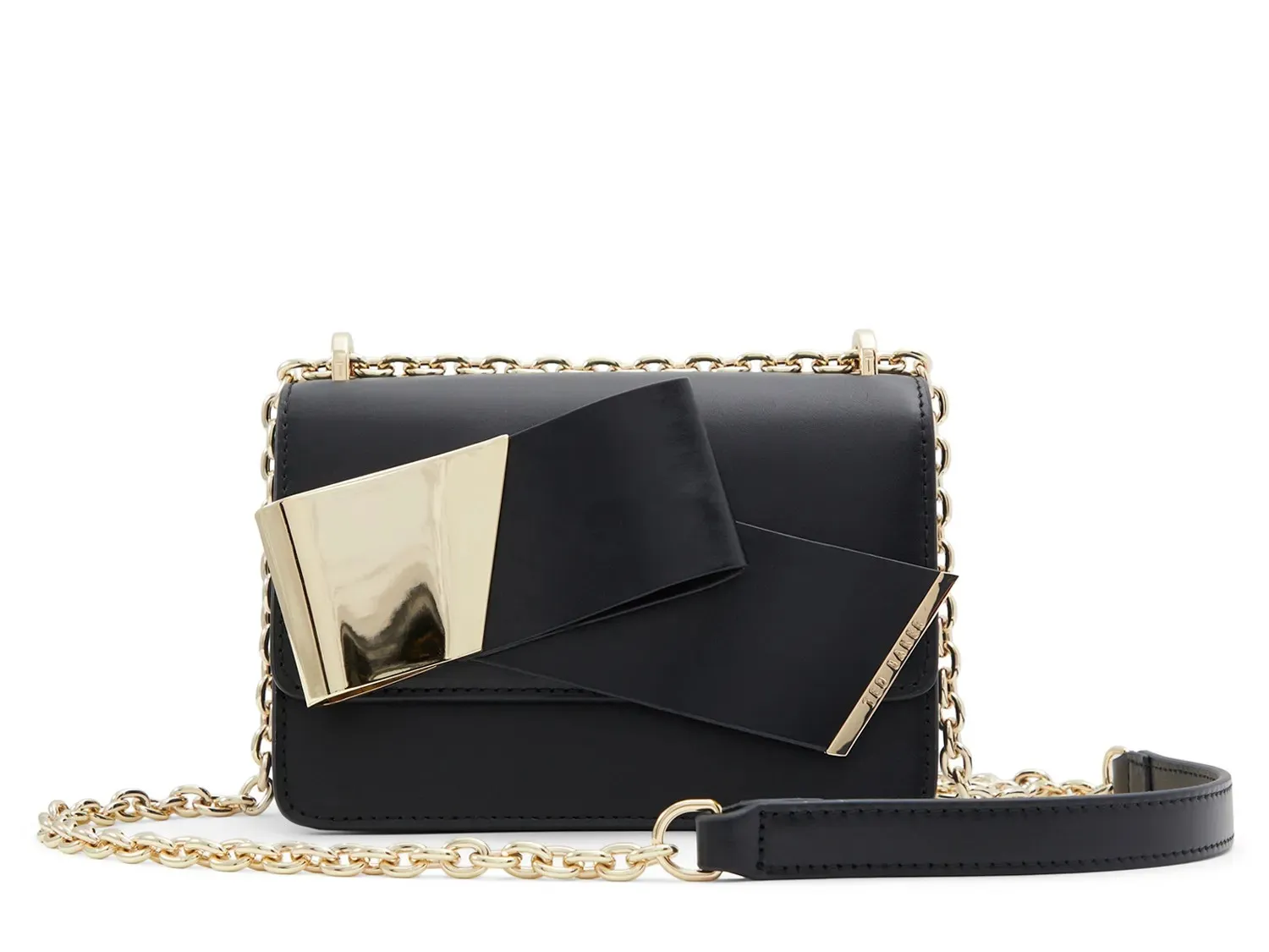 

Сумка через плечо Ted Baker Livia из кожи, черная, Черный, Сумка через плечо Ted Baker Livia из кожи, черная
