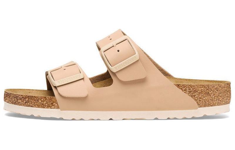 Кожаные сандалии Arizona Birko Flor Birkenstock, Nude