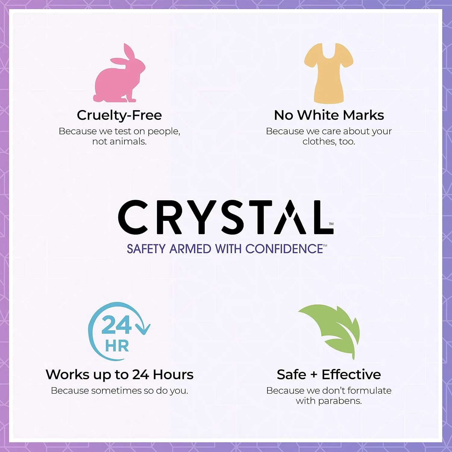Минеральный дезодорант-ролик Crystal без запаха (3 x 64 мл) Crystal Essence — фото 4