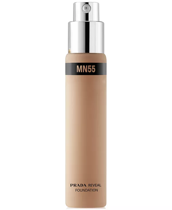 Reveal — многоразовая жидкая тональная основа для оптимизации кожи с SPF 17 Prada Beauty, mn55 medium neutral