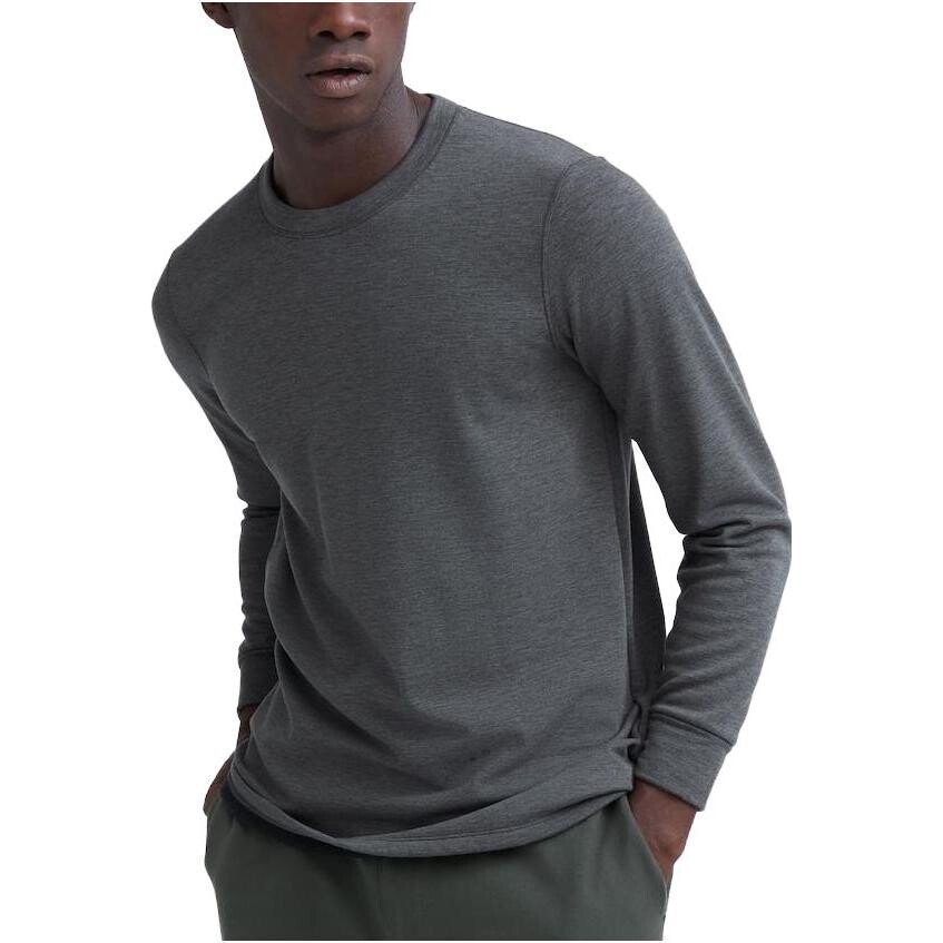 Футболка мужская темно-серая Uniqlo, темно-серый — фото 2
