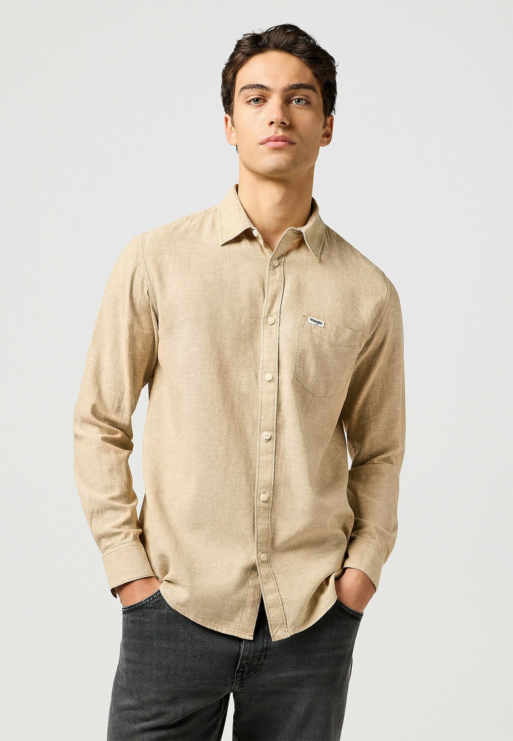 

Рубашка 1 POCKET Wrangler, светло-коричневый