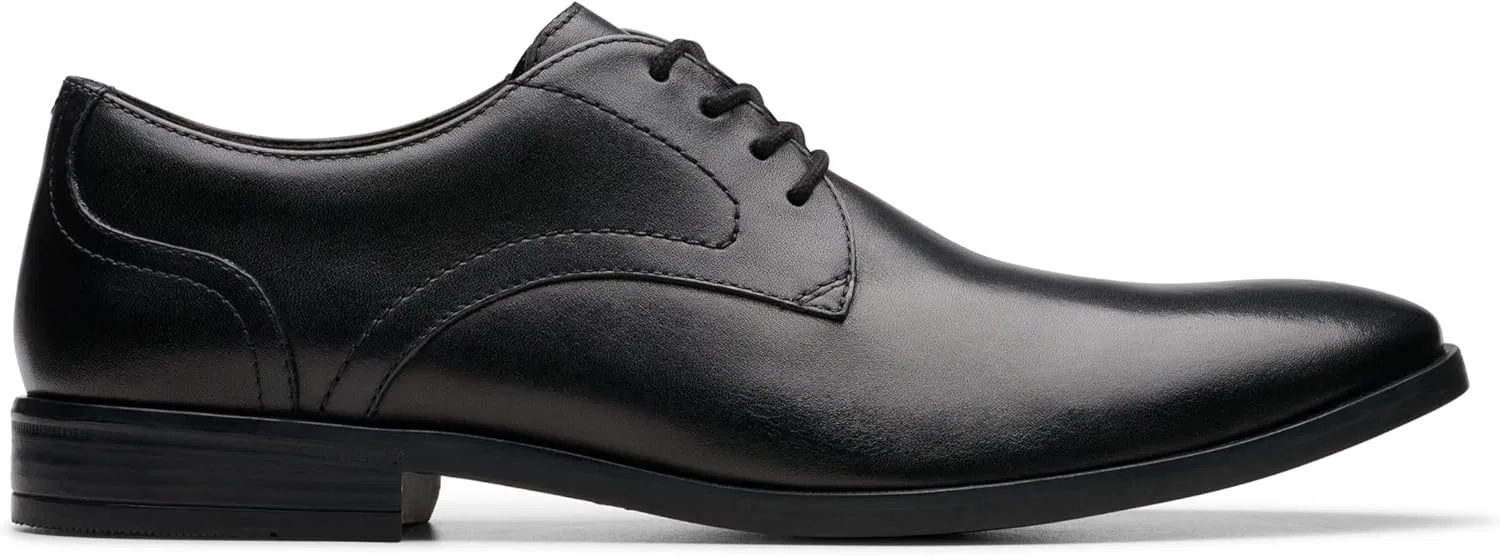 Туфли Clarks Men's Brandon Lace, Black (Black Leather) — фото 2