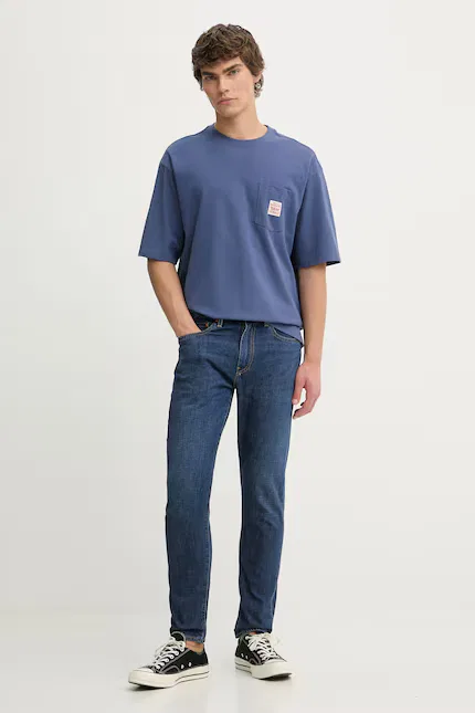 Футболка из хлопка SS TEE x WORKWEAR Levi's, синий — фото 2