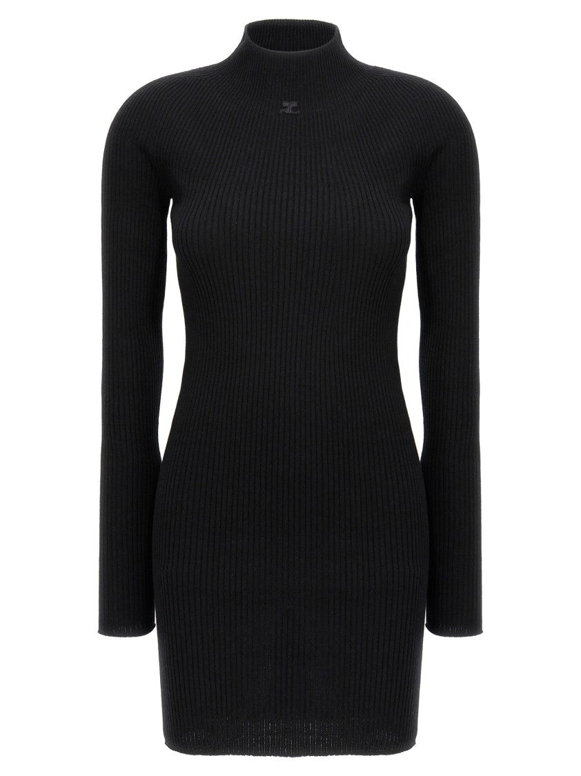 

Солнечное платье Rib' Courrèges, черный