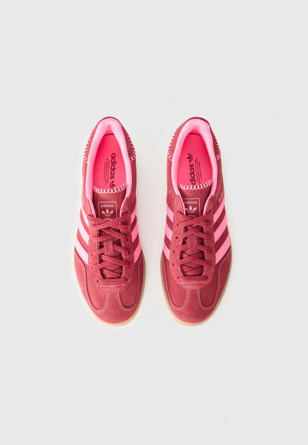 Низкие кеды GAZELLE INDOOR Adidas Originals, бордовый — фото 4