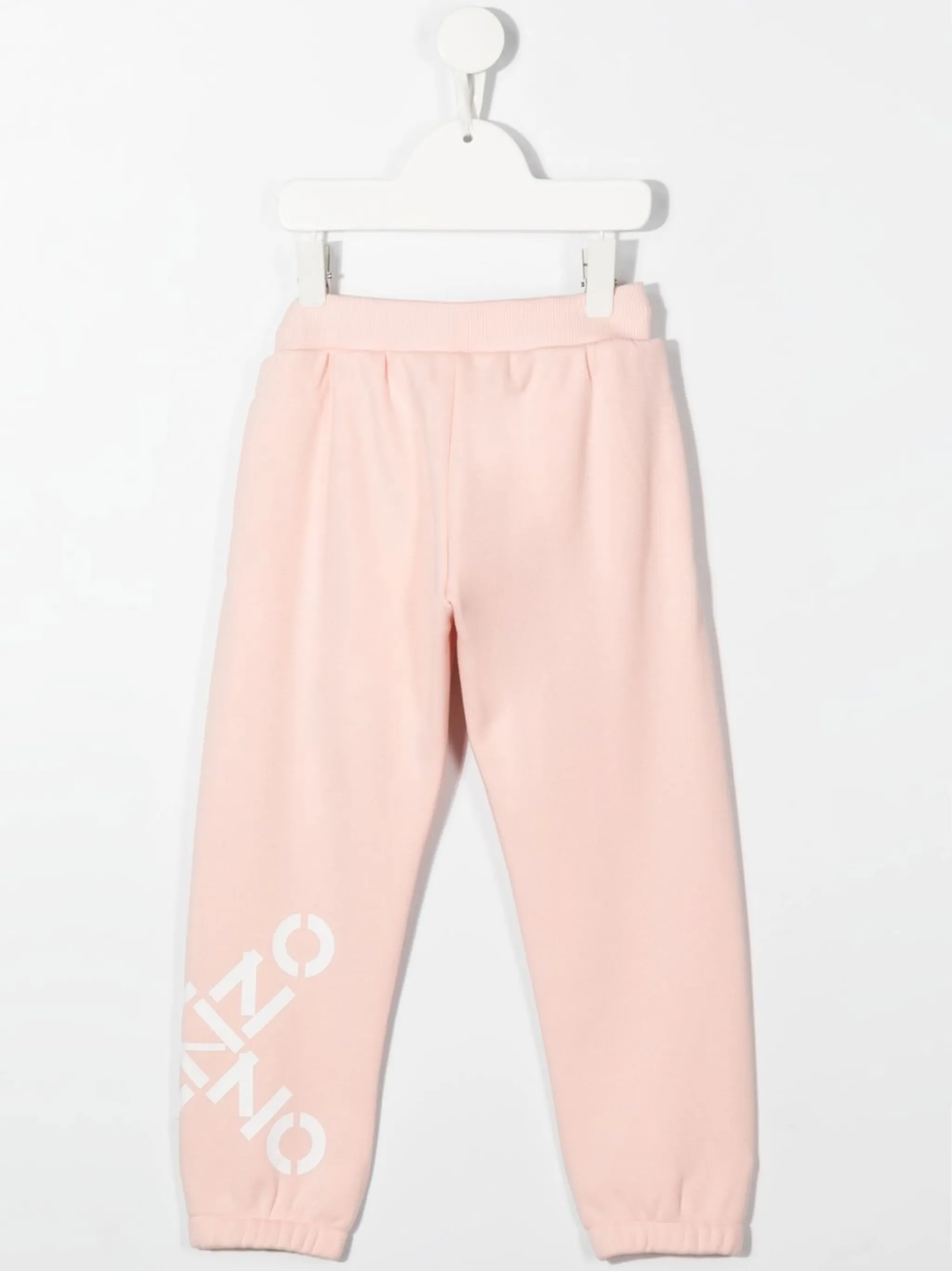 Спортивные брюки с логотипом Kenzo Kids, розовый — фото 2